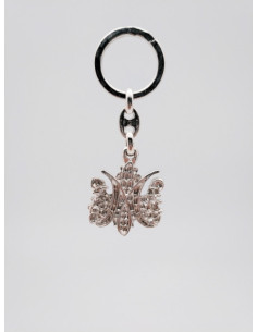 LLAVERO "M" FLOREADA