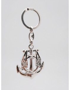 LLAVERO ANCLA CON ESCAPULARIO