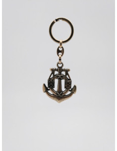 LLAVERO ANCLA CON ESCAPULARIO