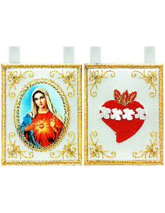 ESCAPULARIO PEQUEÑO  SAGRADO CORAZÓN DE MARÍA