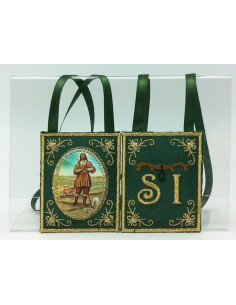 ESCAPULARIO PEQUEÑO  SAN ISIDRO LABRADOR