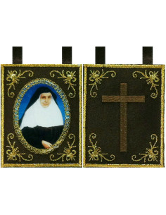 ESCAPULARIO PEQUEÑO  SANTA ÁNGELA DE LA CRUZ