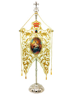 ESTANDARTE DE LA VIRGEN DE LA PEÑA DE LA PUEBLA DE GUZMÁN...