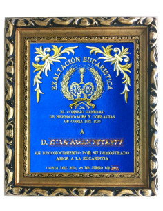 PLACA CONMEMORATIVA 24x30