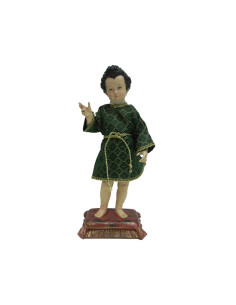 TRAJE LISO (BROCADO) NIÑO MONTAÑESINO -20 centímetros