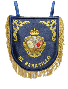 MANTOLÍN MINIATURA CON ESCUDO HDAD DEL BARATILLO SEVILLA